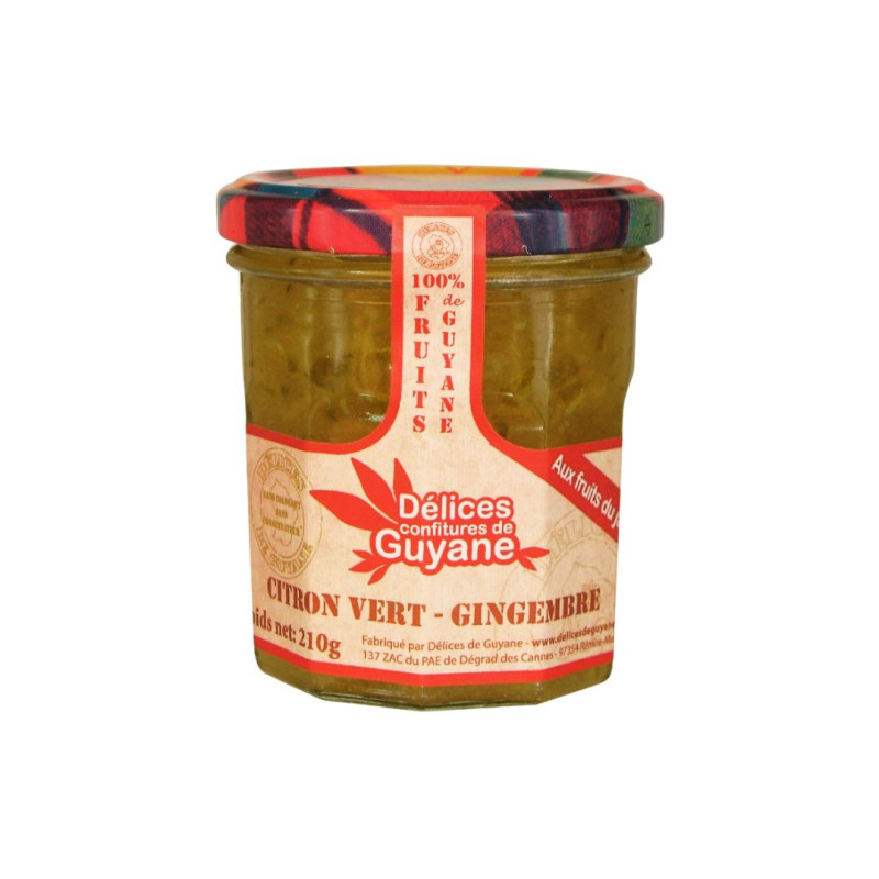 Lime / Ginger Jam  - DÉLICES DE GUYANE