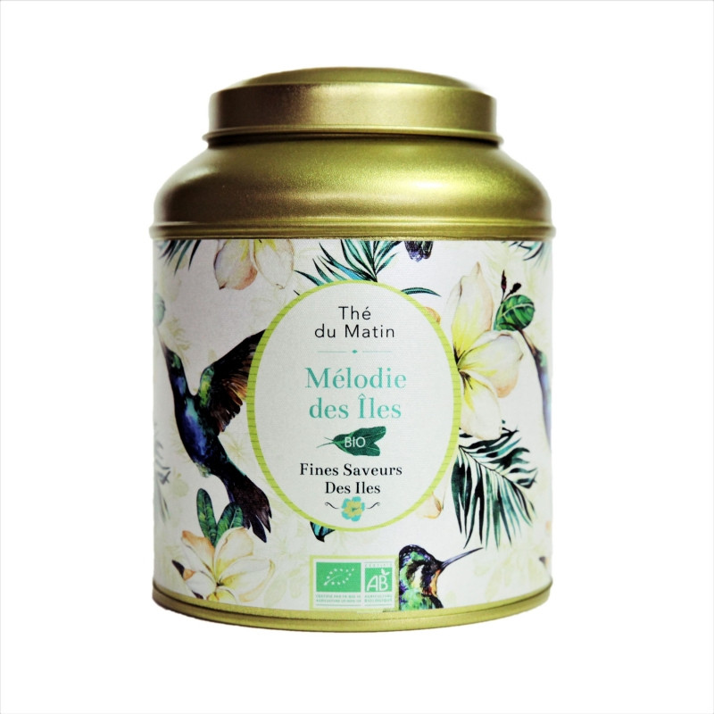Organic Green Tea - Melody of the Islands, 100g - Fines Saveurs Des Iles